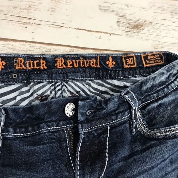 Rock Revival Maggie Boot Easy Jeans Size 30 bootcut - Picture 5 of 16